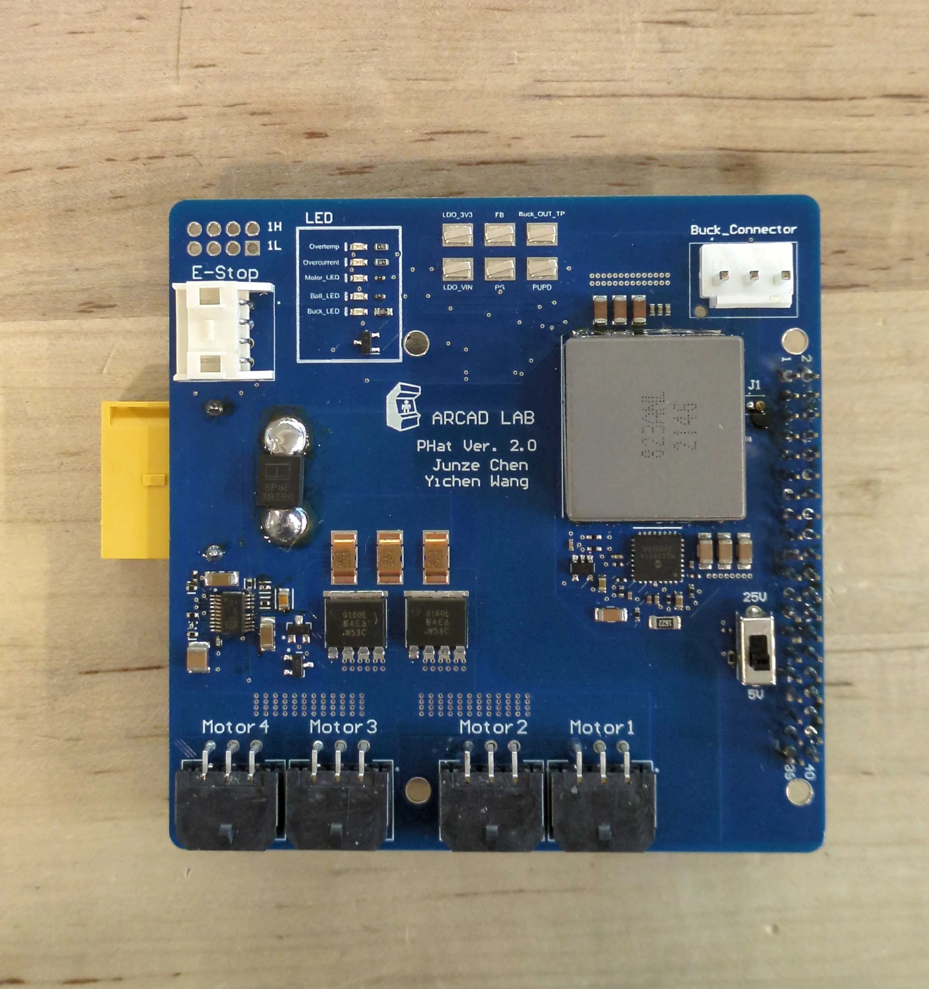 Power Hat for Computing Module in Bipedal Robot